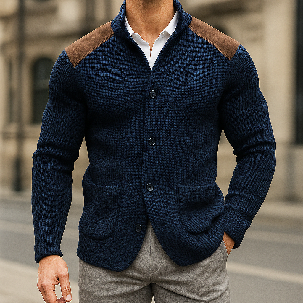 Miles Textured Knit Cardigan