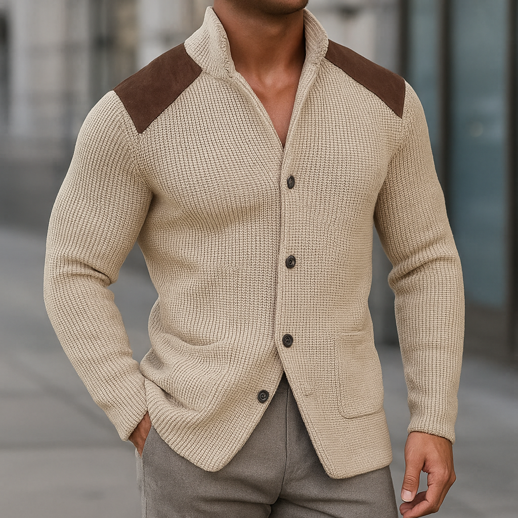 Miles Textured Knit Cardigan
