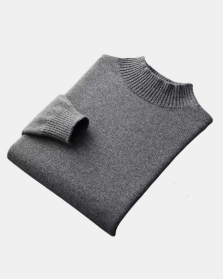 Mercurius Half Turtleneck Jumper In Wool