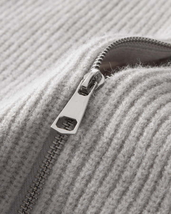 Four Seasons Merino Wool Zipped Cardigan