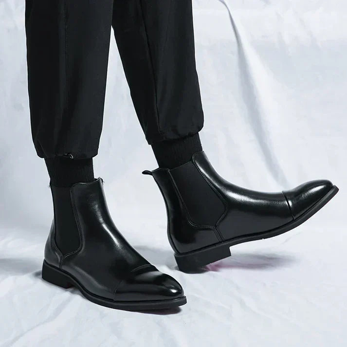 Premium Leather Chelsea Boots