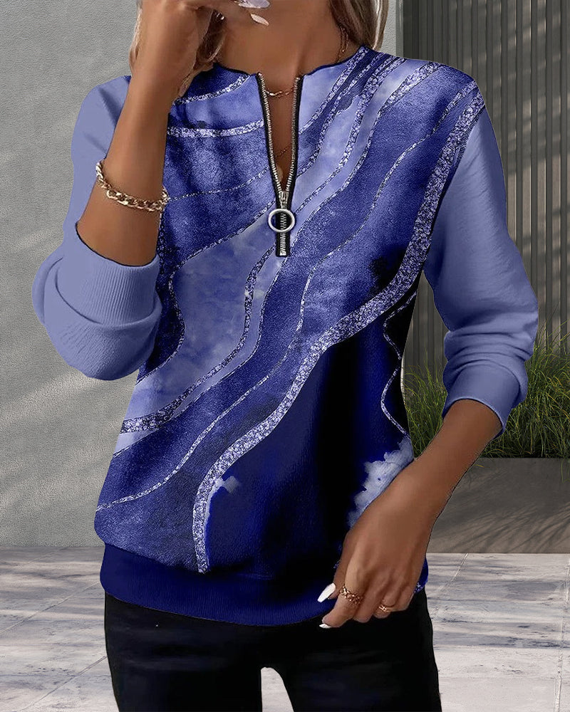 Penelope Vintage Zip Sweater