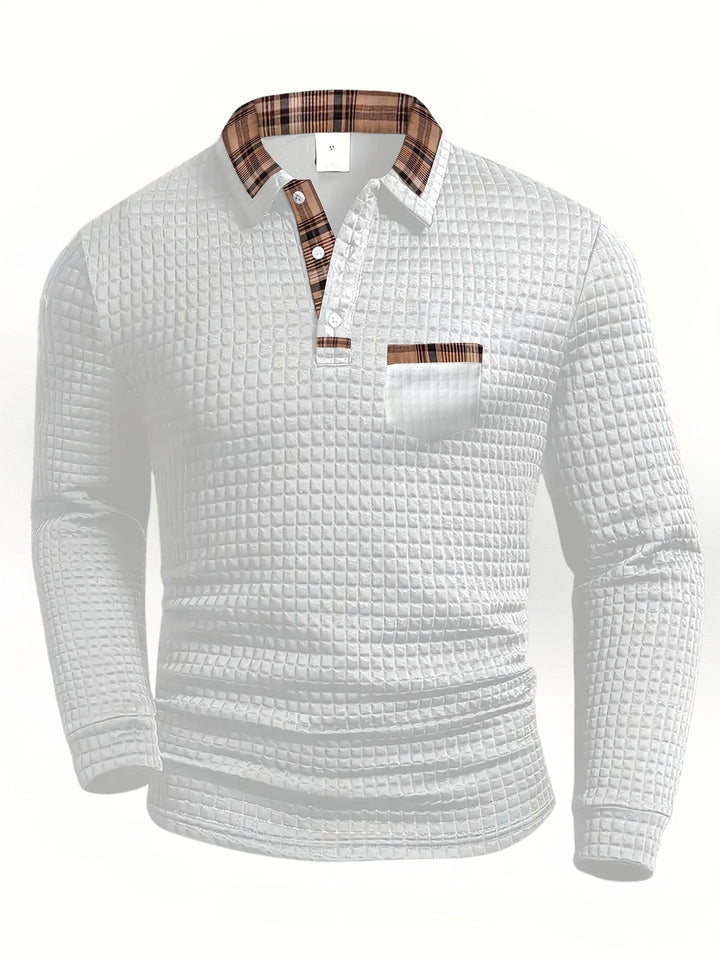 Spencer Textured Knit Polo